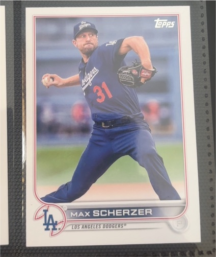 2023 Topps #31 Max Scherzer — front