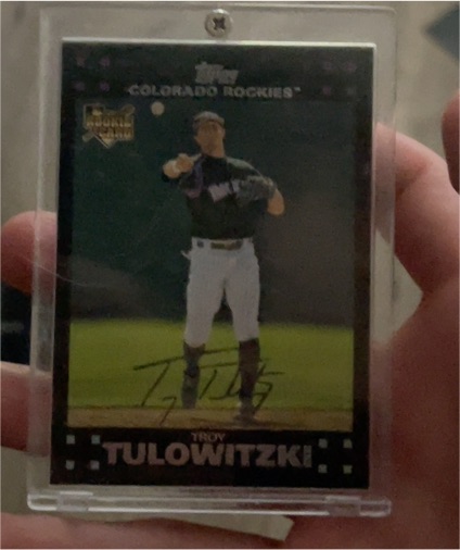 2007 Topps Update #US-1 Troy Tulowitzki — front