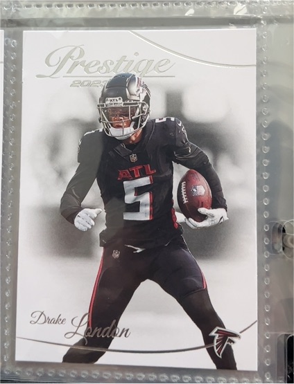 2021 Panini Prestige #Drake London — front