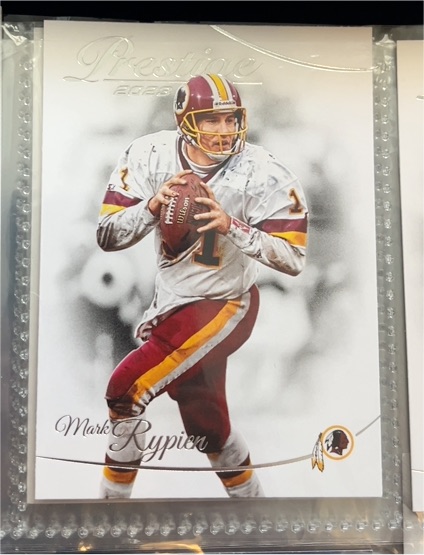 1995 Prestige # Mark Rypien — front