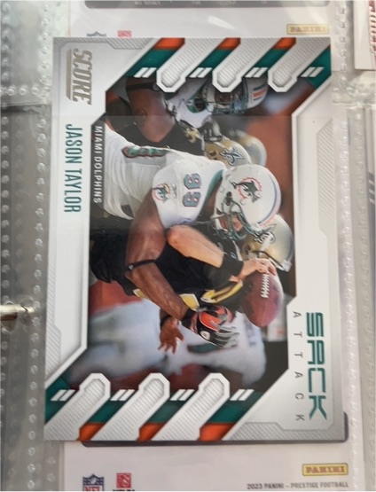 2023 Panini Prestige Sack Attack Jason Taylor — front