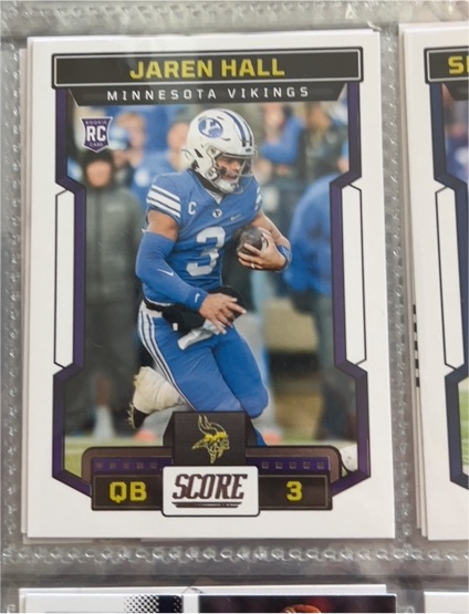 2023 Score #3 Jaren Hall — front