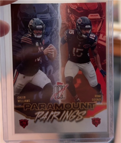 2023 Topps Paramount Pairings Caleb Williams Romeo Doubs — front