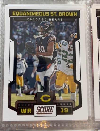 2019 Score #19 Equanimeous St. Brown — front