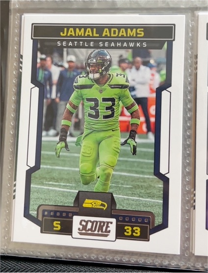 2021 Score #S33 Jamal Adams — front