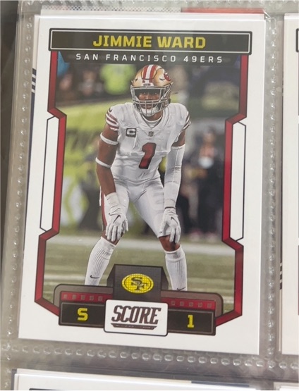 2021 Score #S1 Jimmie Ward — front
