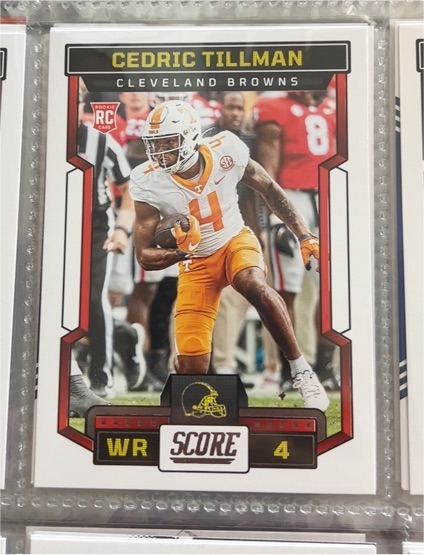 2022 Score #4 Cedric Tillman — front
