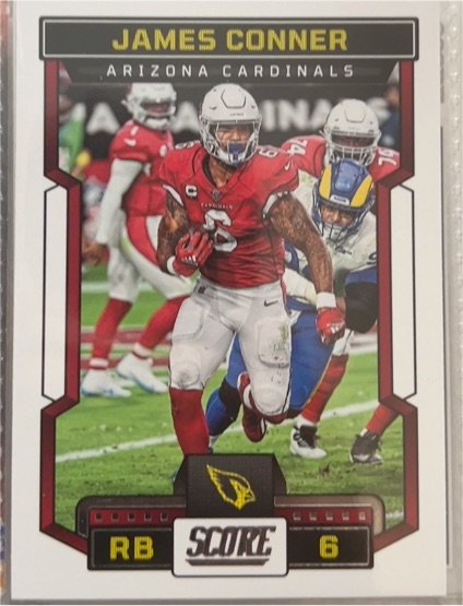 2022 Panini Score #6 James Conner — front