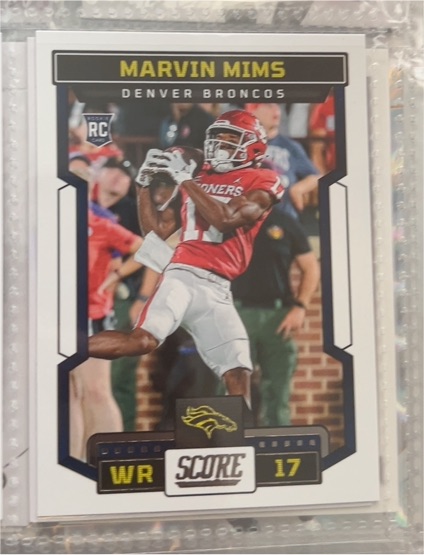 2022 Score #17 Marvin Mims — front