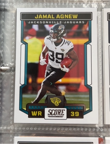 2021 Score #39 Jamal Agnew — front