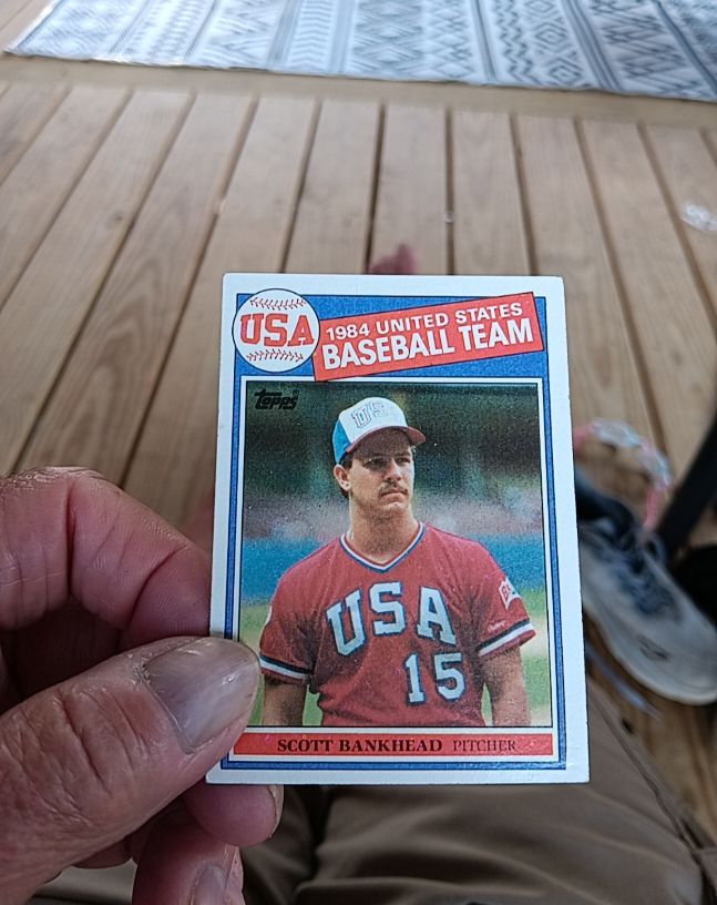 1984 Topps USA Baseball Team #15 Scott Bankhead — front