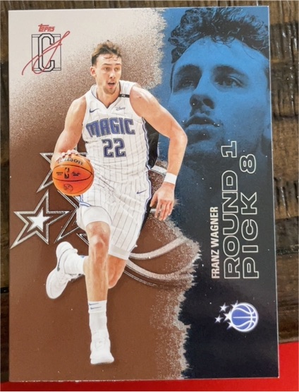 2021 Topps Chrome Franz Wagner #8 — front