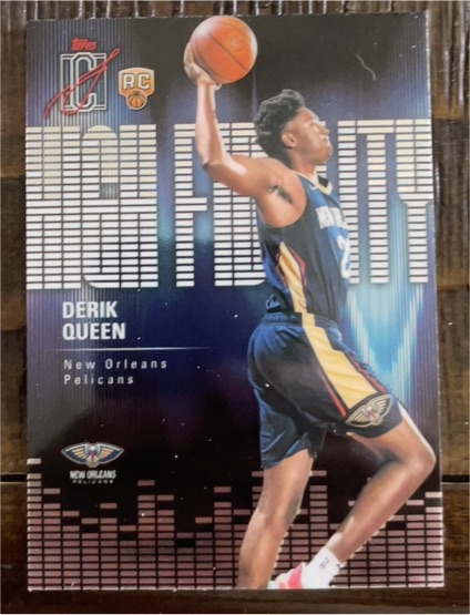 2021 Topps Icy #RC Derik Queen — front