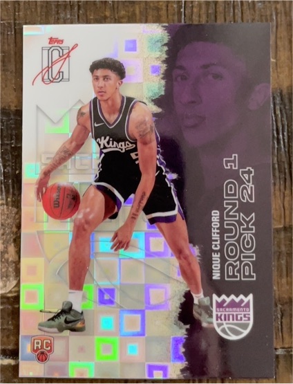 2022 Topps NBA Draft #24 Nique Clifford — front