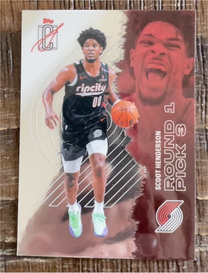 2022 Topps NBA ION #RC-3 Scottie Henderson — front