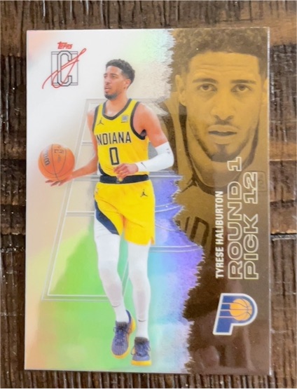 2020 Topps NBA Draft Picks #12 Tyrese Haliburton — front