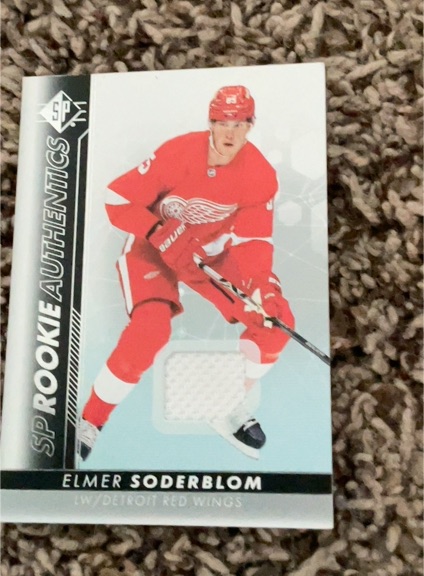 2022 SP Authentic SP Rookie Authentics #SP-ES Elmer Soderblom — front