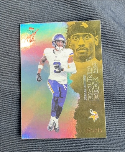 2023 Topps Now #23 Jordan Addison Rookie Card — front