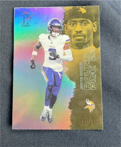 2023 Donruss Jordan Addison Round 2 Pick 23 — front