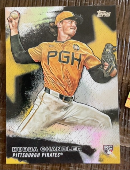2023 Topps #Bubba Chandler Pittsburgh Pirates Rookie Card — front