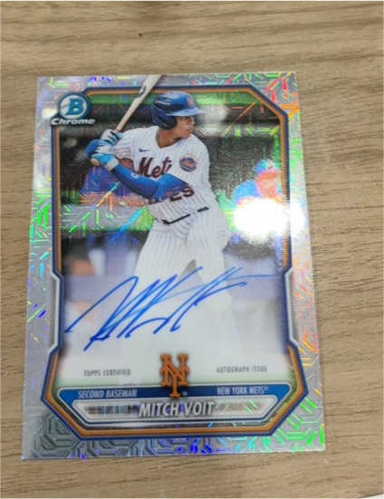 2021 Bowman Chrome #BCA-MV Mitch Vito — front