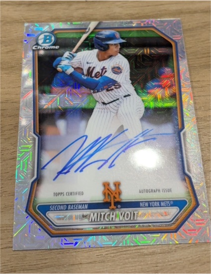 2021 Bowman Chrome #BCP-123 Mitch Voit — front