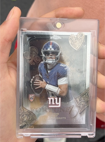 2021 Topps Chrome Fortune #F1 Jason Darnold — front