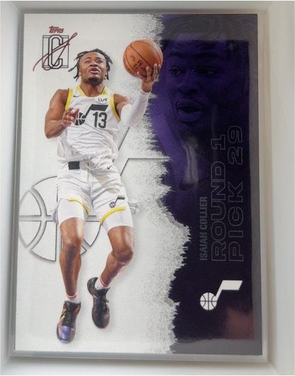 2023 Topps DC Isaiah Collier Round 1 Pick 29 — front