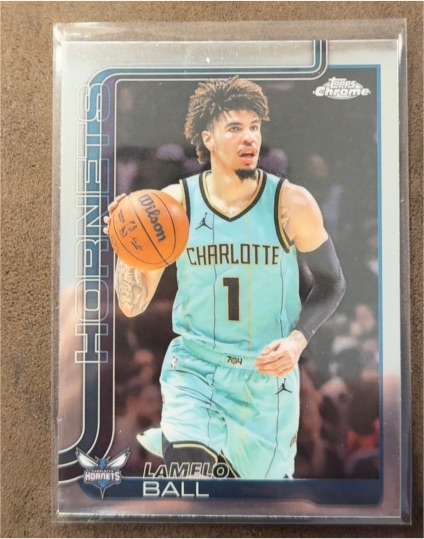 2020 Topps Chrome #1 LaMelo Ball — front