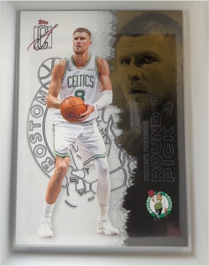 2023 Topps Draft Picks Round Pick Kristaps Porzingis — front