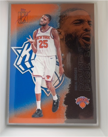 2020 Topps Immanuel Quickley #25 New York Knicks — front