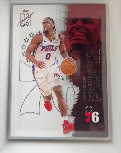 2020 Topps Tyrese Maxey #21 — front
