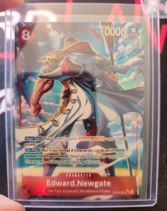 2020 One Piece Card Game OP16-003 Edward Newgate — front