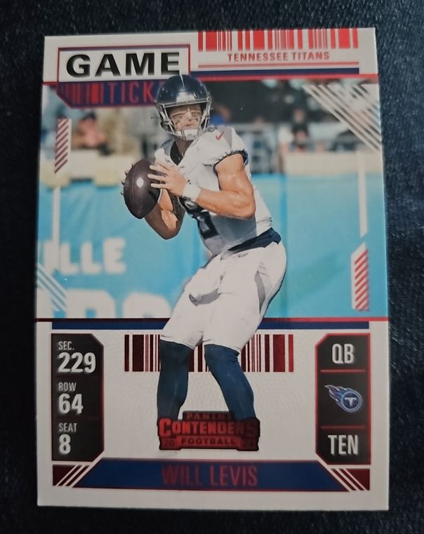 2023 Panini Contenders Football #229 Will Levis — front