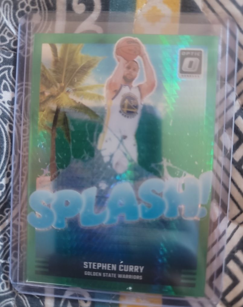 2020 Donruss Optic Splash! #SPL-1 Stephen Curry — front