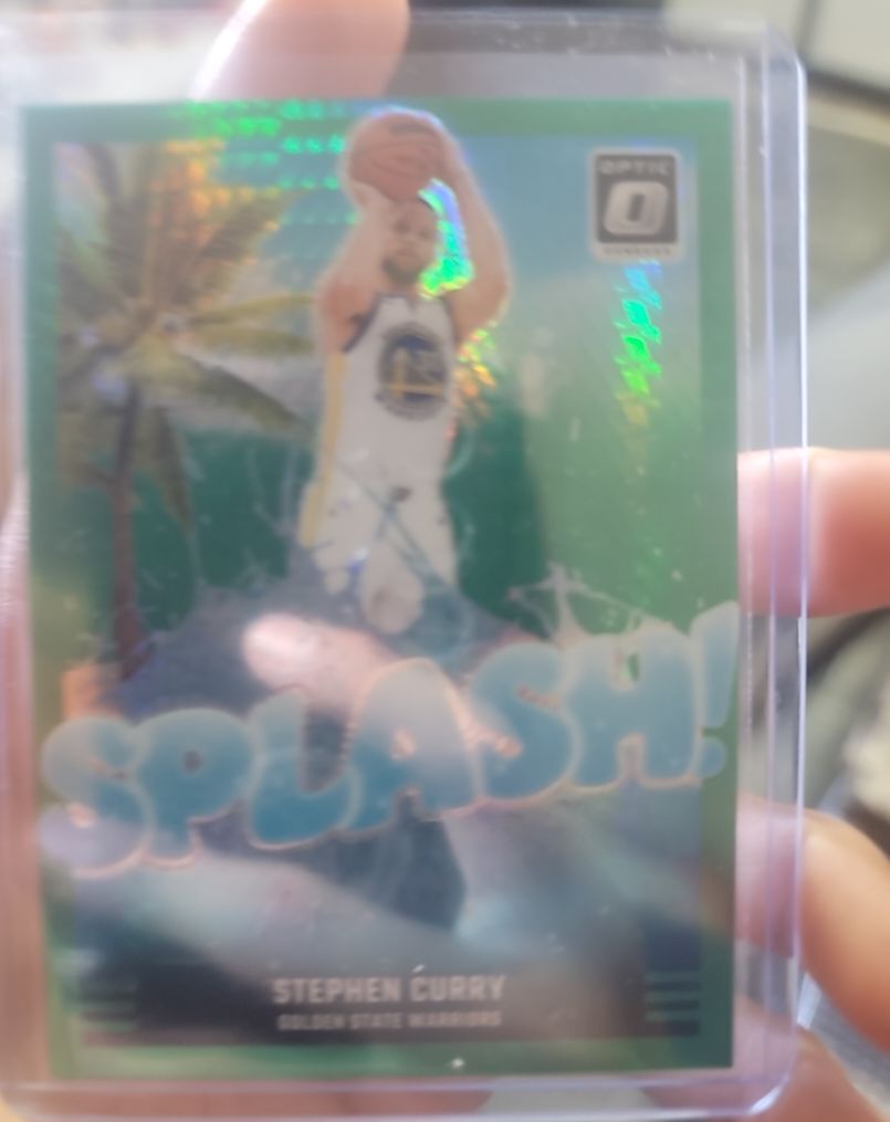 2020 Donruss Optic Splash! #SPL-1 Stephen Curry — front