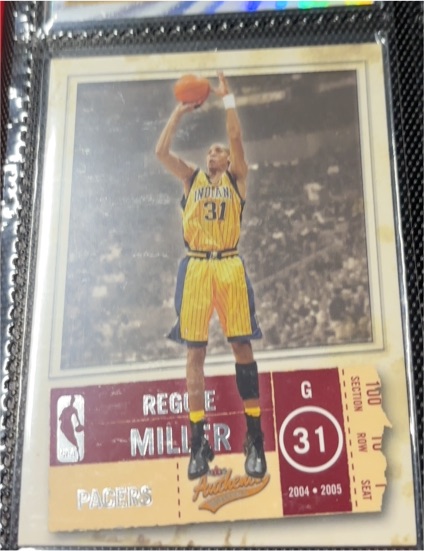 2004 Topps Reggie Miller #31 Indiana Pacers — front