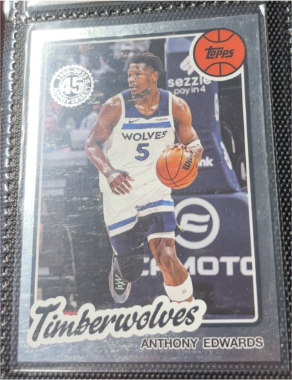 2021 Topps #45 Anthony Edwards — front
