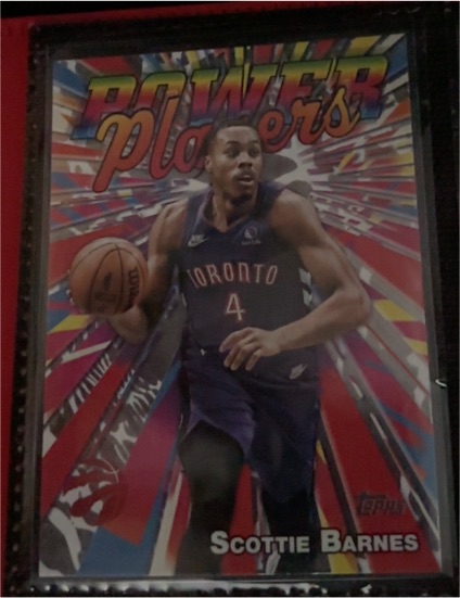 2022 Topps Power Players #PP-4 Scottie Barnes — front