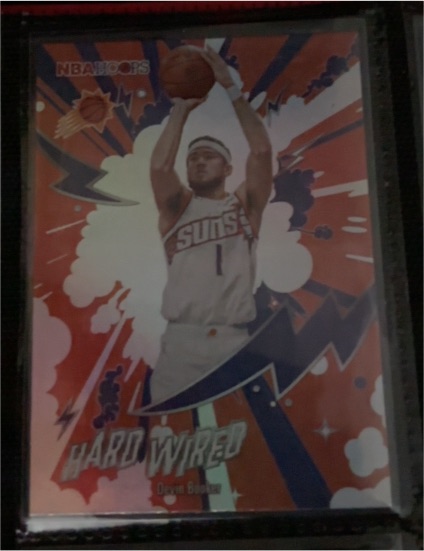 2019 Panini NBA Hoops Hard Wired Devin Booker — front