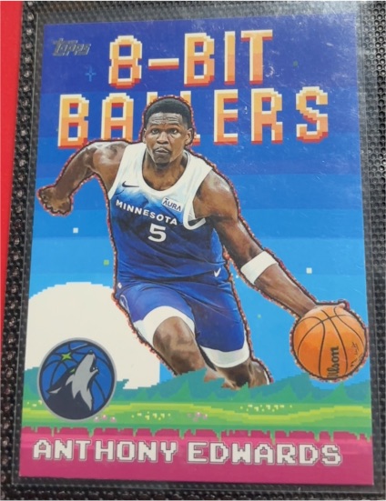 2021 Topps 8-Bit Bakers Anthony Edwards — front