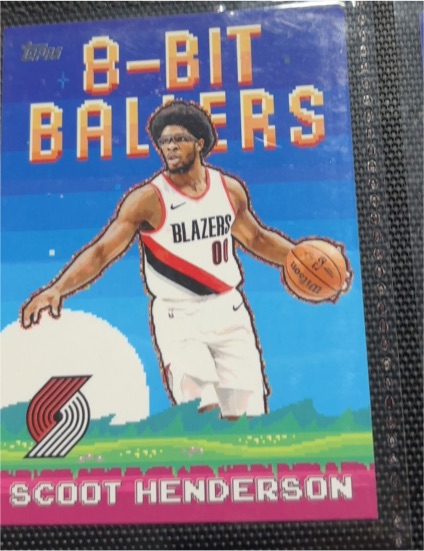 2023 Topps 8-Bit Ballers Scoot Henderson — front