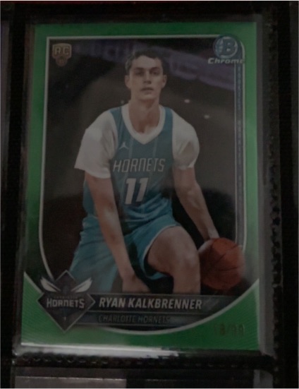 2022 Bowman Chrome Basketball #BTP-11 Ryan Kalkbrenner — front