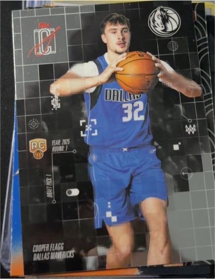 2025 Panini DC Cooper Flagg Dallas Mavericks — front