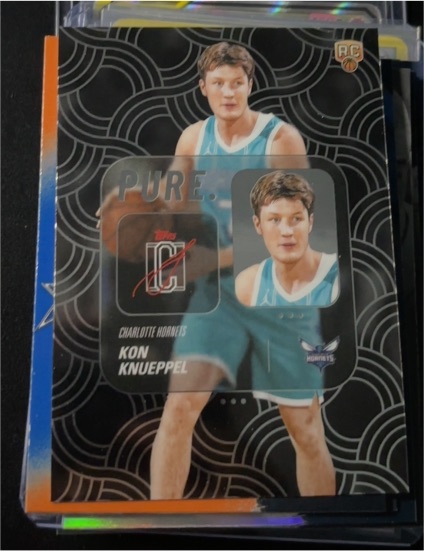 2022 Topps Chrome Pure Rookie Card Kon Knueppel — front