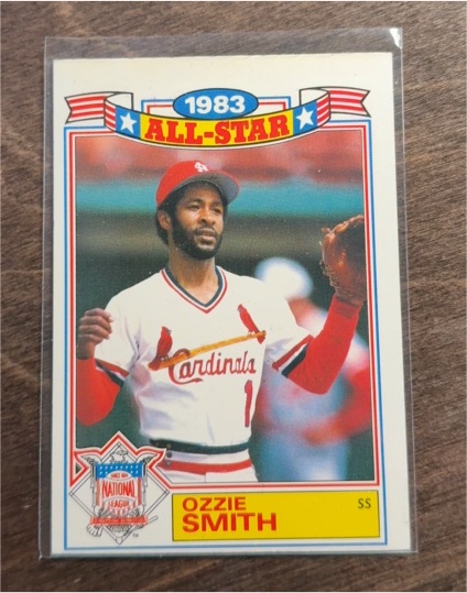 1983 Topps #83 Ozzie Smith — front