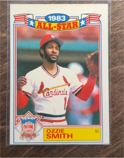 1983 Topps #1 Ozzie Smith — front
