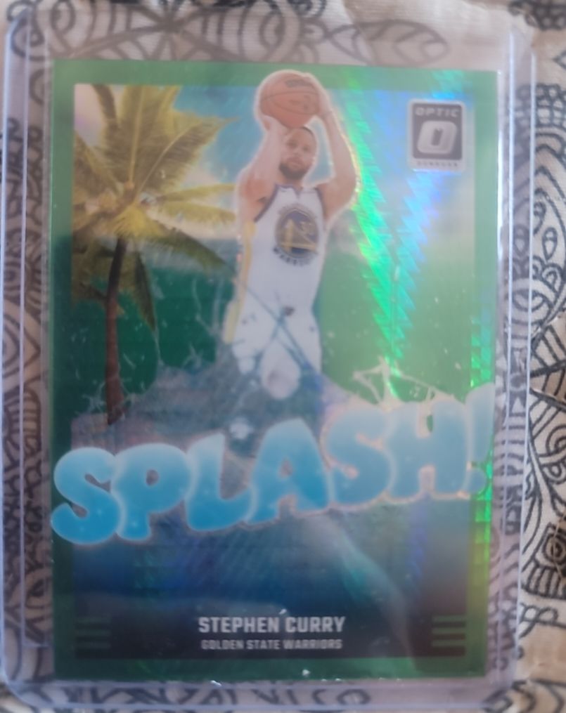 2020 Donruss Optic Splash! #SPL-1 Stephen Curry — front