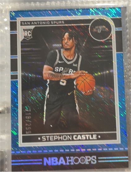 2022 NBA Hoops #357 Stephon Castle — front