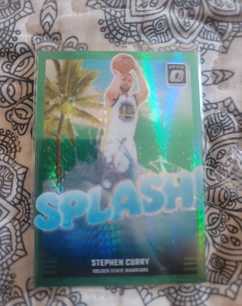 2020 Donruss Optic Splash! #SPL-1 Stephen Curry — front